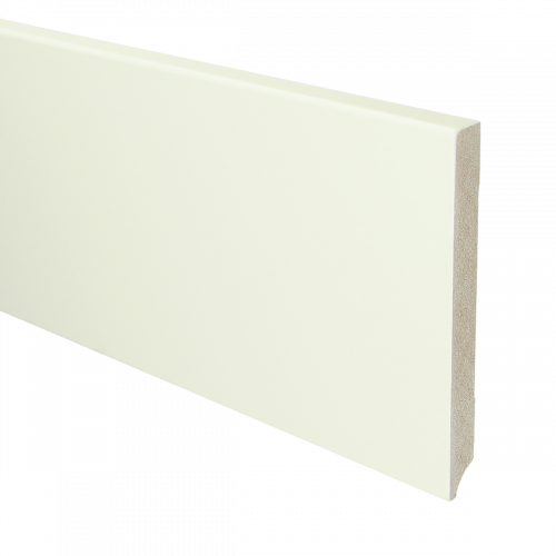 MDF Moderne plint 150x15 wit voorgelakt RAL 9010 - 150x15 ral 9010 - 16038