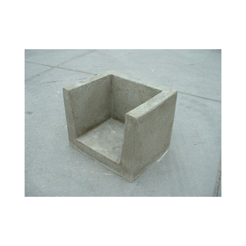 U-hoekelement grijs diverse hoogtes - 1884 thickbox default u hoekelement grijs hoogte 50cm - U-hoekelement grijs hoogte 40cm