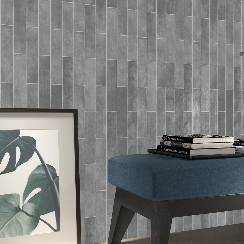 Alpilles Grey 5x25cm - 2 00272146 alpilles grey sfeer - Alpilles Grey 5x25cm