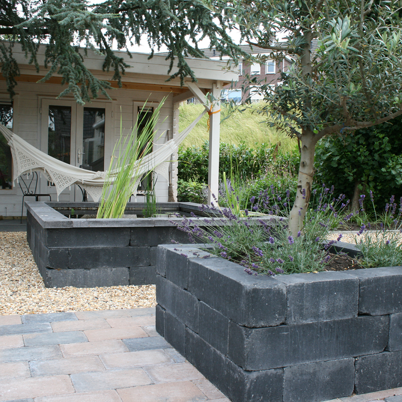 Tuinvisie Wallblock Old Antraciet Getrommeld hoogte 15cm diverse afmetingen - 201880 wallblock old 15x15x60 cm antraciet 2 50001177 - Wallblock Old Antra 60x15