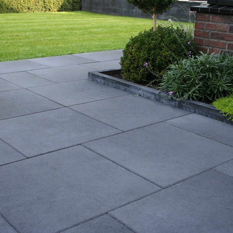 Tremico Betontegel Antraciet 6cm dik diverse afmetingen - 206895 tremico 60x60x6 antraciet 50001842 - Tremico Antraciet 60x60x6cm