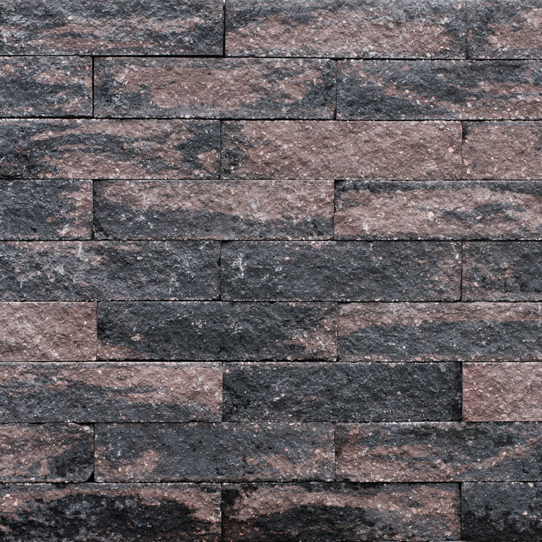 Tuinvisie Wallblock Split Brons Gespleten 40x10x10cm - 207294 wallblock split 40x10x10 brons 1 - Wallblock Split Brons 40x10
