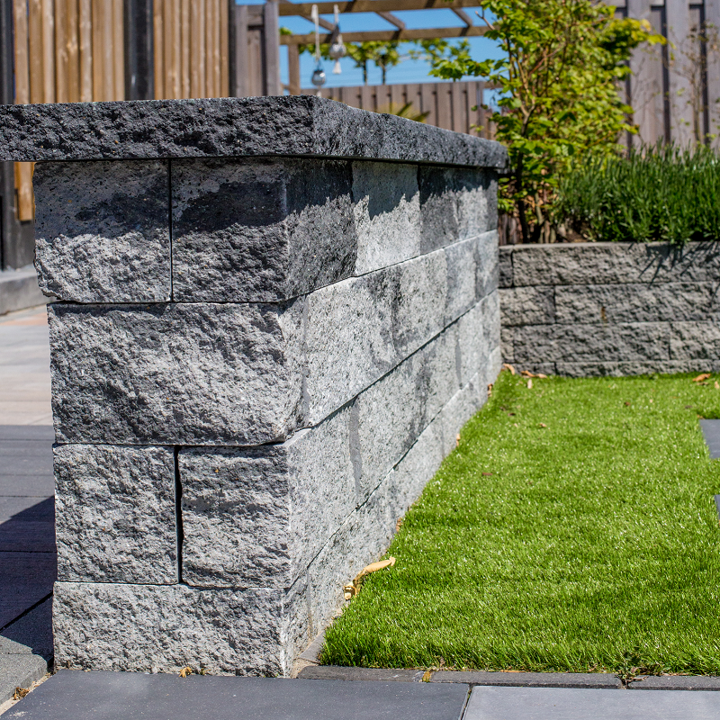 Tuinvisie Wallblock Split Zeeuws Bont Gespleten 40x10x10cm - 211298211282 3 50003737 - Wallblock Split Zeeuws 40x10