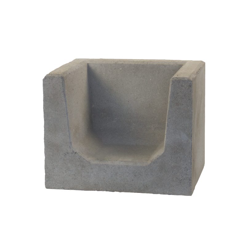 U-hoekelement grijs diverse hoogtes - 5 5 - U-hoekelement grijs hoogte 40cm
