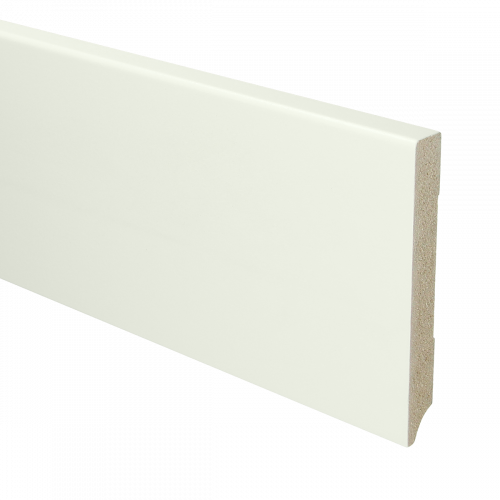 MDF Moderne plint 120x15 voorgelakt RAL 9016 - 9016 plint 120cm - 15953