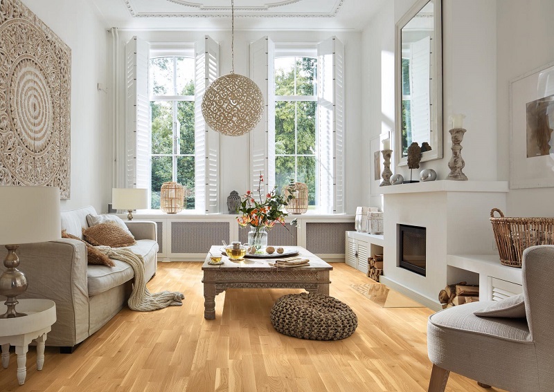 MeisterParquet. longlife PC200 Eik levendig pure 09036 - 9036 pc200 ultramattlackiert ambiente r01 - Meister.Parquet PC200 09036