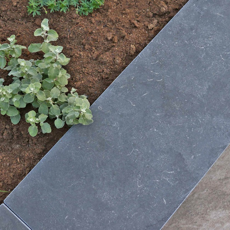 Vijverrand Spotted Bluestone 100x15x3cm - Afdekband spotted bluestone 1 1 - Vijverrand Spotted Bluestone 100x15x3cm