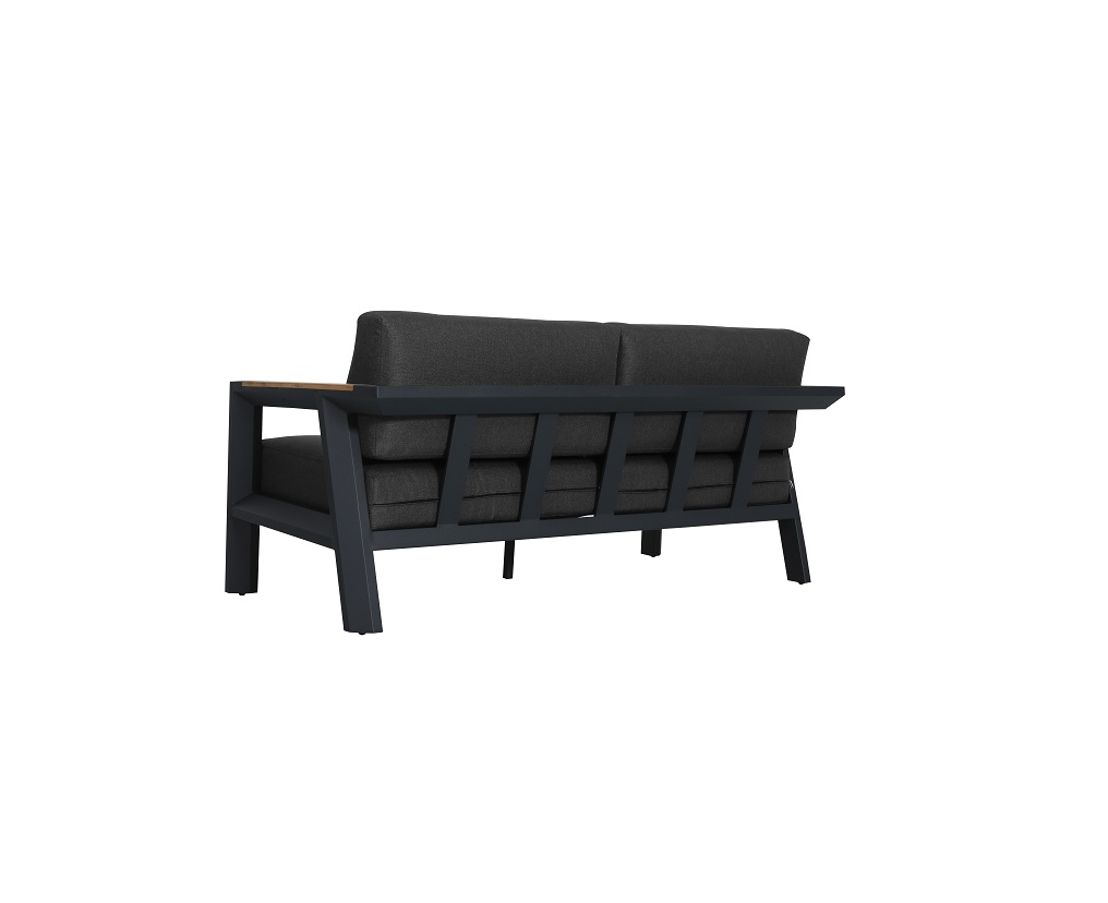 Loungeset Alexia - Alexia loungeset n145 zwarte bank - N145