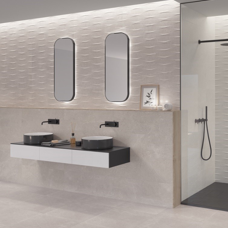 Aura Gris 100x100cm - Aura gris sfeer - Aura Gris 100x100