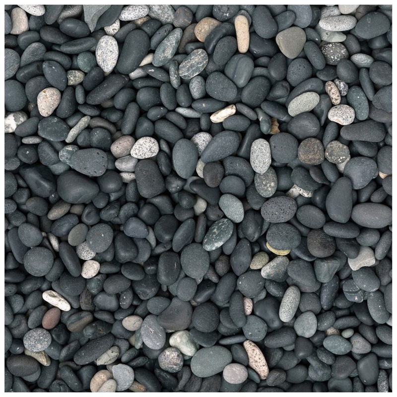 Beach Pebbles Zwart 120-150mm - Beach pebbles keien 1 - MO-Beach Pebbles Zwart 120-150mm