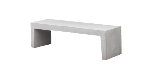 Betonnen Tuinbank Grijs/Zwart 150x45x45cm - Betonnen tuinbank grijs zwart 150x45x45cm - Betonnen Tuinbank 150x45x45cm