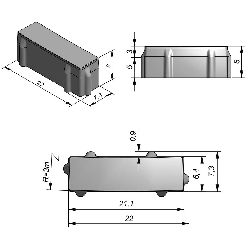 Eco Solution bowler 22x7,3x8cm - Bowler - Eco Solution bowler