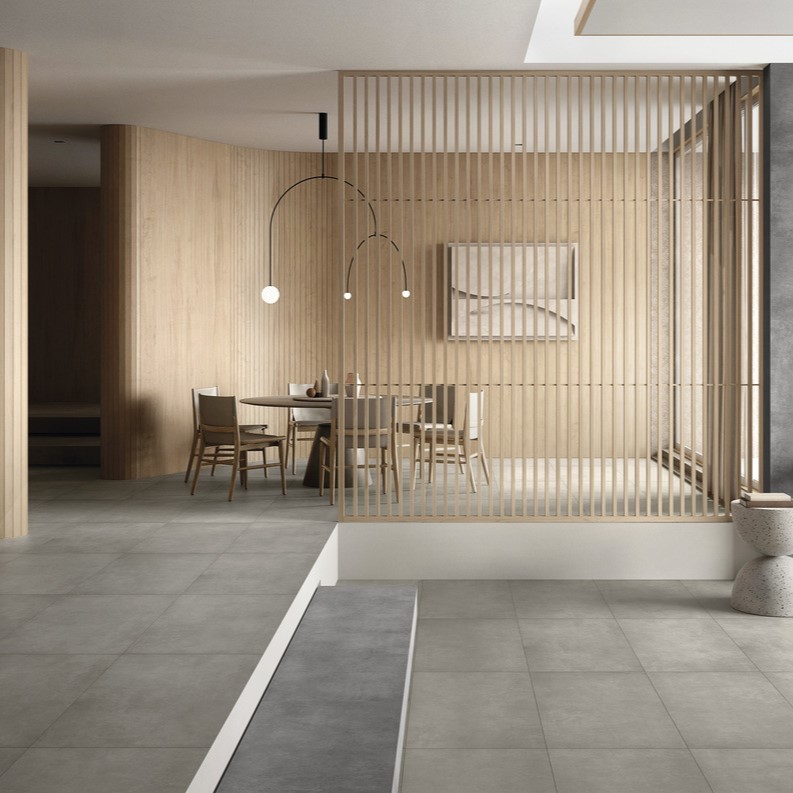 Ariostea Ultra Next Crete Naturale 100x100cm - Cement resin effect floors next crete 01 - Ariostea Crete Naturale 100x100cm