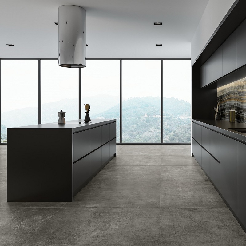 Ariostea Ultra Clays Grey Clay Naturale 100x100cm - Cement resin effect porcelain stoneware desktop - Ariostea Grey Clay Naturale 100x100cm