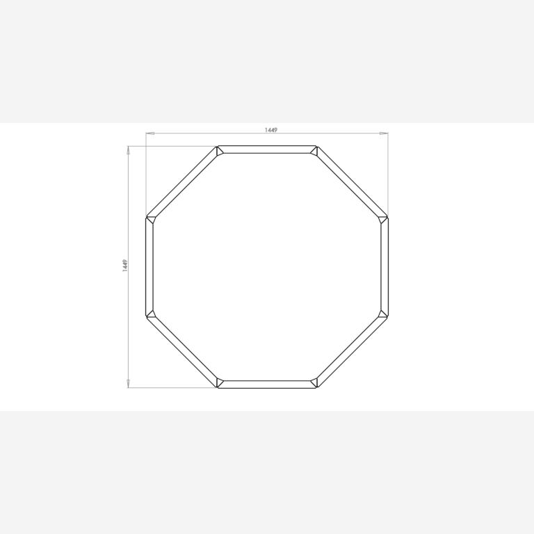 Gepoedercoat Staal Plantenbak Chicago 60 diverse hoogtes - Chicago 600 1 - Gepoedercoate Chicago 60 Hoogte 30cm