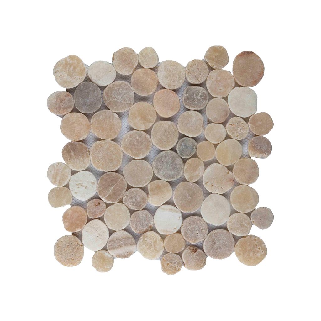 Moza&iuml;ek munt onyx/zonsondergang - Coin onyx sunset - BN113 munt onyx/zonsondergang 