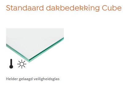 Verasol Cube veranda alle afmetingen - Cube info 1 - Verasol Cube 400x300cm met glasdak