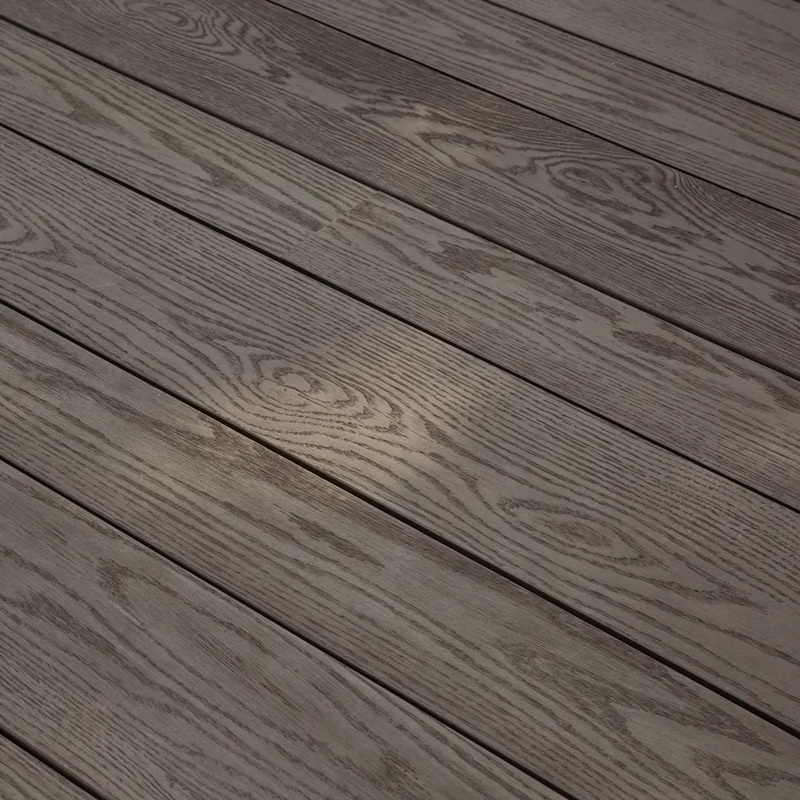Vlonderplanken Enhanced Grain Ebony Grey - Ebony grey close up - Ebony Grey