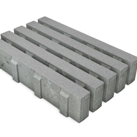Eco Solution EcoStrook grijs 60x40x12cm - Ecosteen stroke grijs 1 - Eco Solution EcoStrook grijs 60x40x12