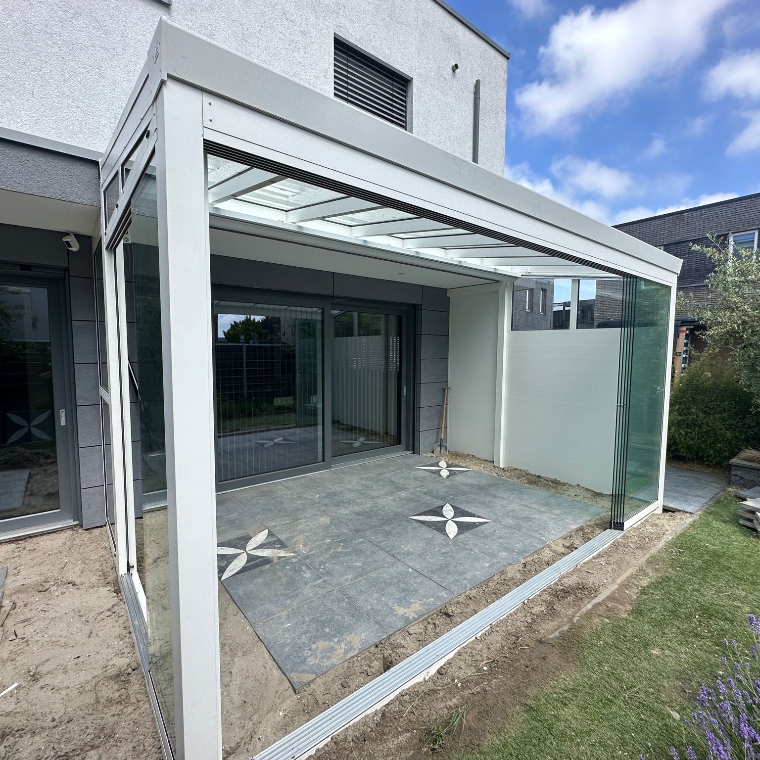 Verasol tuinkamer Profiline glasdak - Eigen werk profiline tuinkamer  - Verasol tuinkamer Profiline