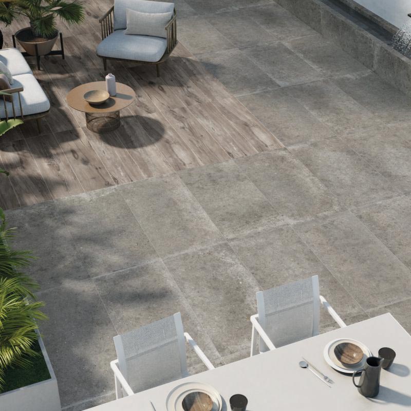 Robusto Ceramica 3.0 Fango KTBN02 60x60x3cm / 90x90x3cm - Fango robusto ceramica 3 0 1 2 - KTBN02 Fango 