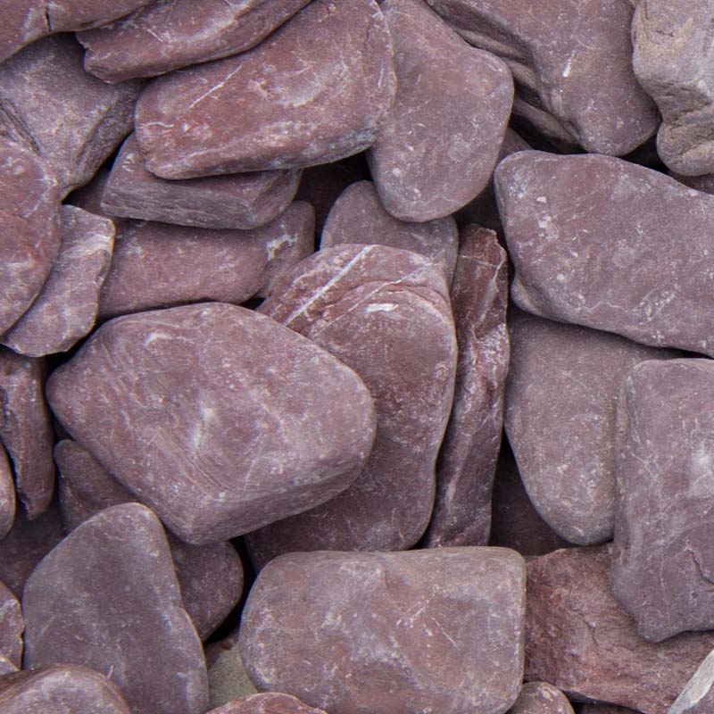 Flat Pebbles paars 30-60mm - Flat pebbles paars - Flat Pebbles paars 30-60mm Midibag