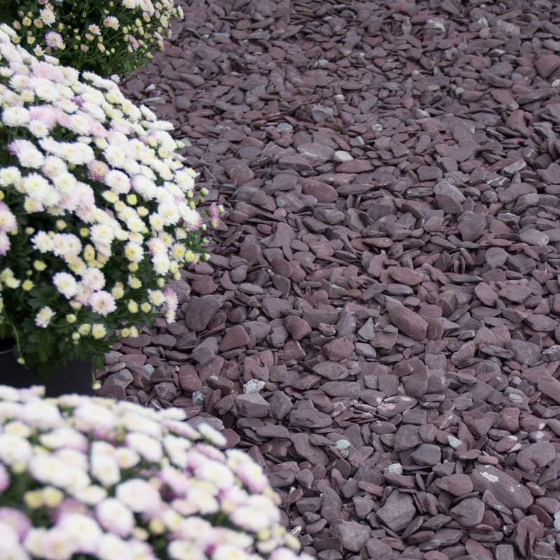 Flat Pebbles paars 30-60mm - Flat pebbles sfeer - Flat Pebbles paars 30-60mm Midibag