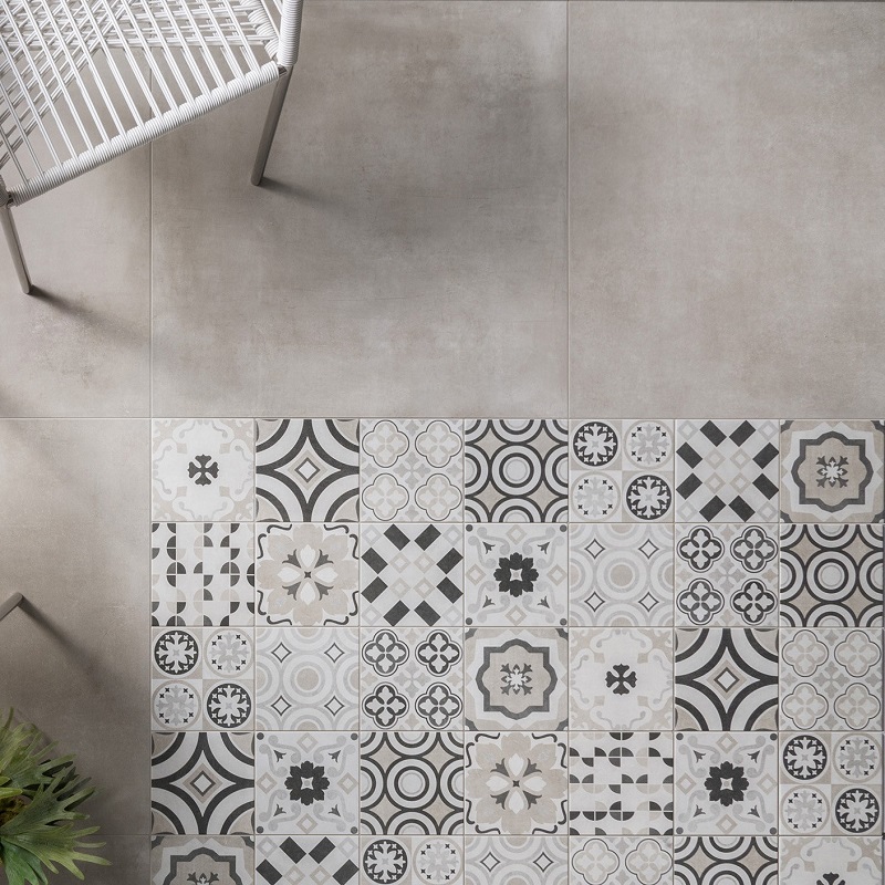 Flow Mix Trend Decor 20x20x0,82cm - Flow taupe 800 mix trend 200 still life 3 - Flow Mix Trend Decor 20x20x0,82cm