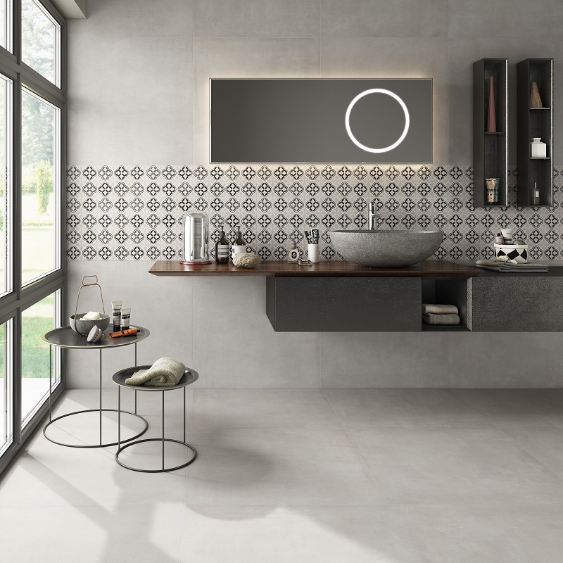 Flow Trend Flower Decor 20x20x0,82cm - Flow white 800 flower trend 200 bagno 4 - Flow Trend Flower Decor 20x20x0,82cm