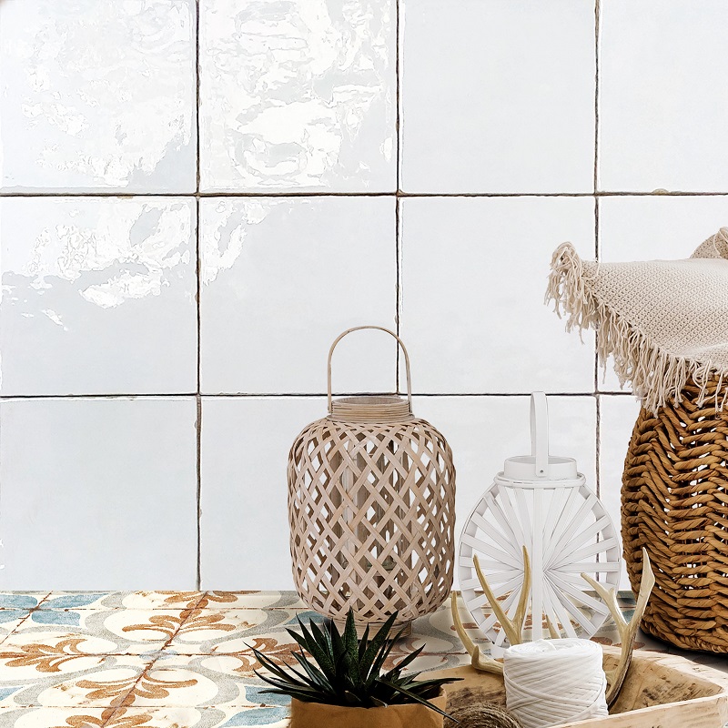 Zel Casablanca White 13x13x1cm - G00272100 13x13 zel casablanca white sfeer - Zel Casablanca White 13x13