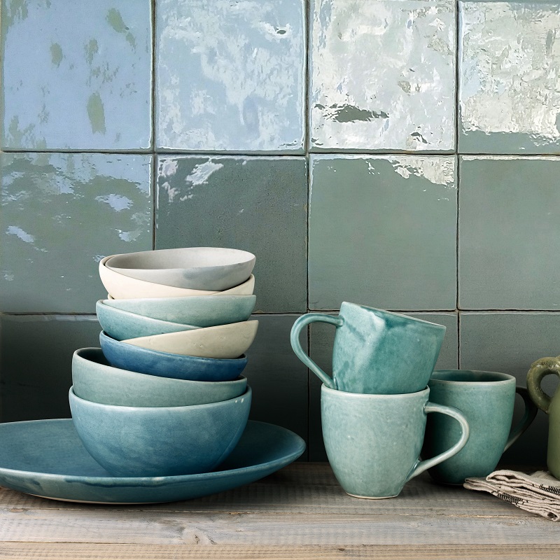 Zel Tetuan Teal 13x13x1cm - G00272101 13x13 zel tetuan teal sfeer - Zel Tetuan Teal 13x13