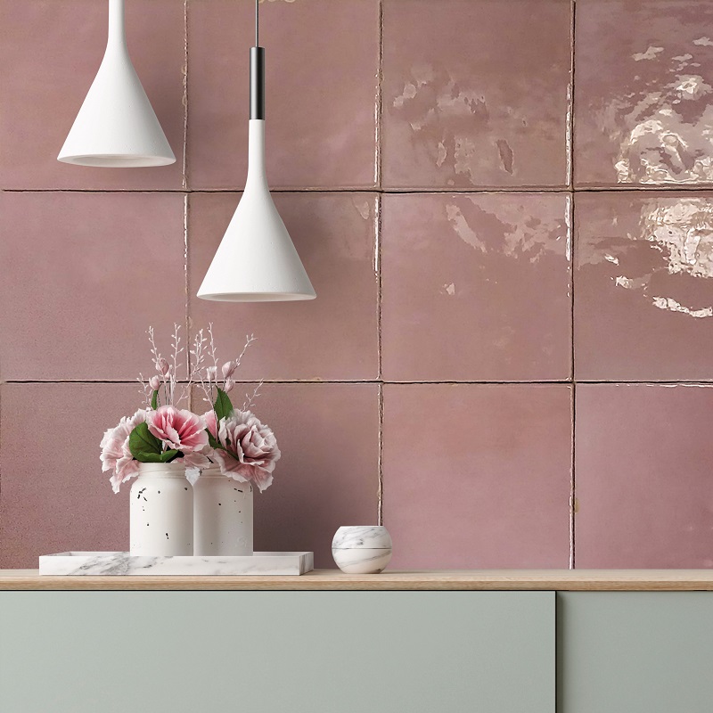 Zel Rabat Rose 13x13x1cm - G00272103 13x13 zel rabat rose sfeer - Zel Rabat Rose 13x13