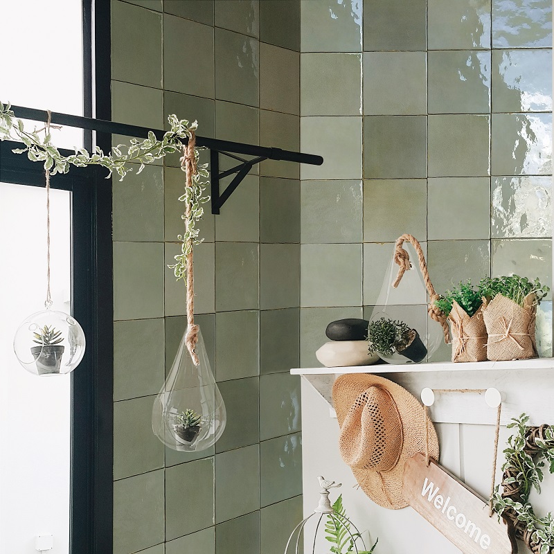 Zel Zafi Green 13x13x1cm - G00272105 ambiente zel zafi green 2 13x13 sfeer - Zel Zafi Green 13x13