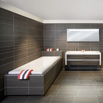 Marte Grigio Maggia diverse afmetingen - G01060353 grigio maggia 30x60 sfeer - Marte Maggia 60x60