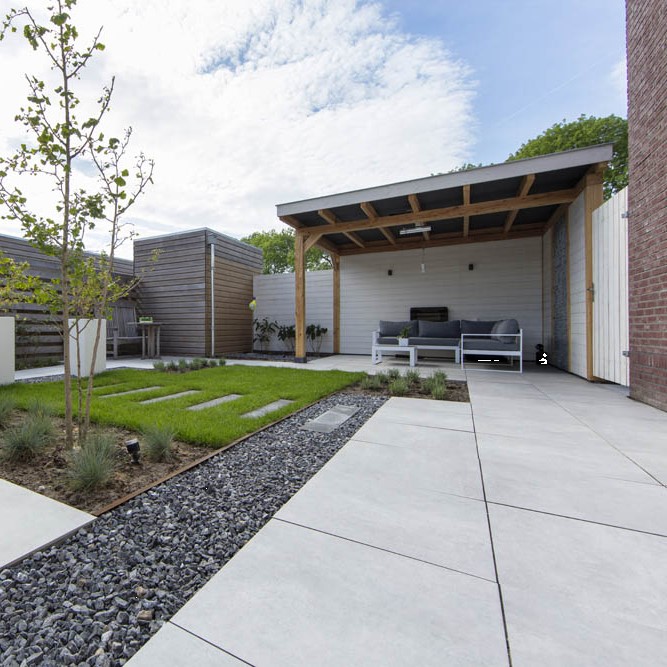 GeoCeramica Stone look Evoque Perla KTBN04 diverse afmetingen - Geoceramica 60x60x4 evoque perla - KTBN04 Evoque Perla 60x60