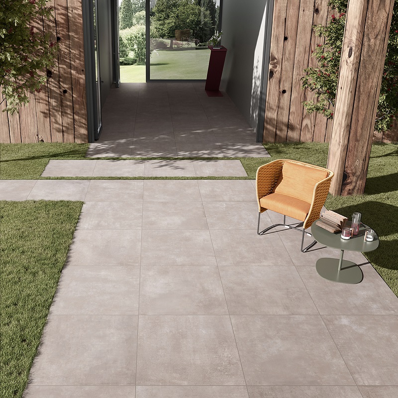TwentyGres Flow Taupe KTBN04 80x80x2cm - Geoceramica 60x60x4 flow taupe sfeer - KTBN04 Flow Taupe 80x80x2