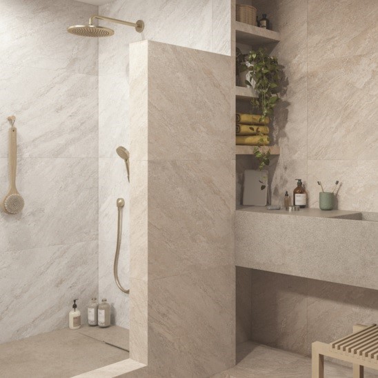 GeoCeramica Starter Quartzstone Taupe Matt KTBN04 75x75x4cm - Geoceramica 75x75x4 quartzstone taupe matt 1 - KTBN04 Quartzstone Taupe Matt 75x75