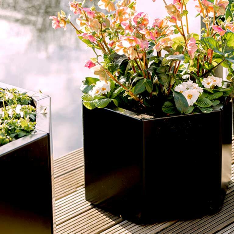 Gepoedercoat Staal Plantenbak Denver 30 diverse hoogtes - Gepoedercoat staal plantenbak denver 200 2  - Gepoedercoate Denver 30 Hoogte 30cm