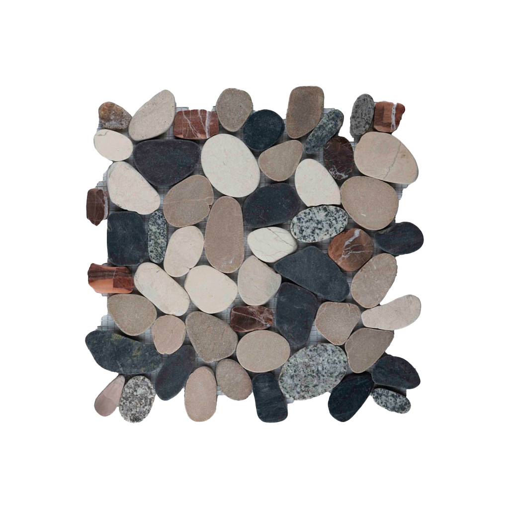 Kiezelstenen mix gesneden - Gesneden mix - BN113 mix gesneden