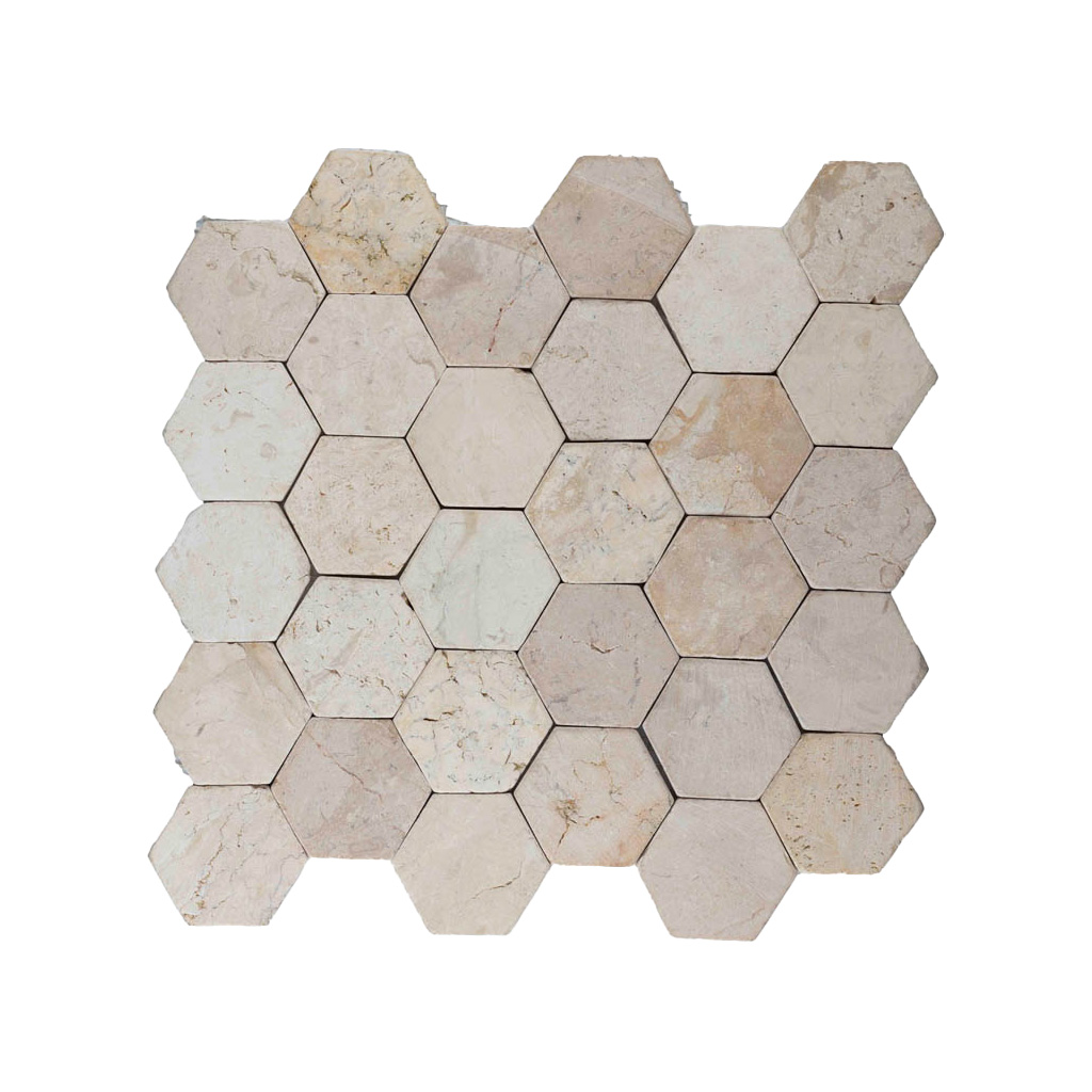 Parket hexagon cr&egrave;me - Hexagon cream - BN113 hexagon cr&egrave;me 