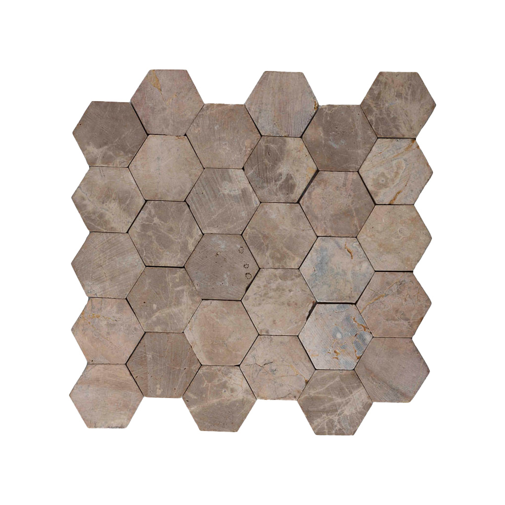 Parket hexagon licht bruin - Hexagon light brown - BN113 hexagon licht bruin
