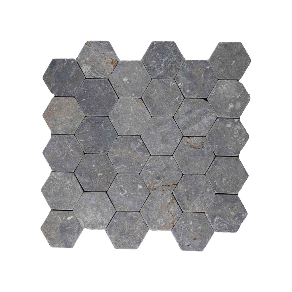 Parket hexagon licht grijs - Hexagon light grey - BN113 hexagon licht grijs