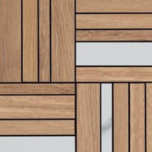 Honey Wood Rigato Mix 30x30cm (op net) - Honey wood mosaico rigato mix - Honey Wood Rigato Mix 30x30cm