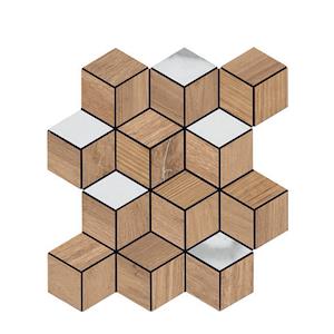 Honey Wood Rombo Mix 35x30cm (op net) - Honey wood rombo mix 1 - Honey Wood Rombo Mix 35x30cm