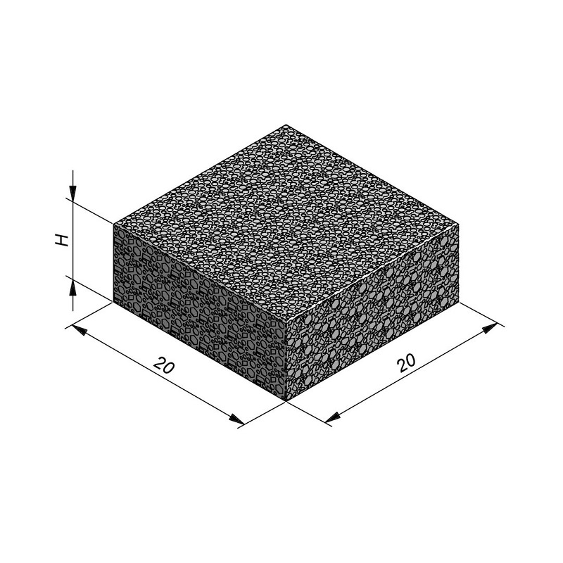 Eco Solution infiltro big 30/20x20x6cm - Infiltro big 1 - Eco Solution infiltro big lengte 30cm