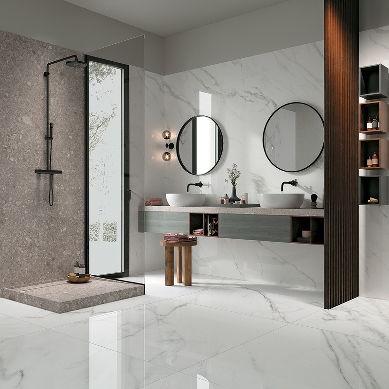 Jewels Statuario Venato Lucida JW14 diverse afmetingen - Jewels statuario venato sfeer - Jewels JW14 60x60