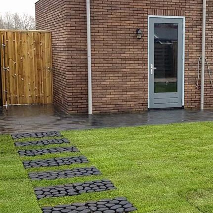 Eco Solution keigrassteen waterpasserend antraciet 45x45x10cm - Keigrassteen waterpasserend 45x45x10 antraciet 2 - Eco Solution keigrassteen antraciet