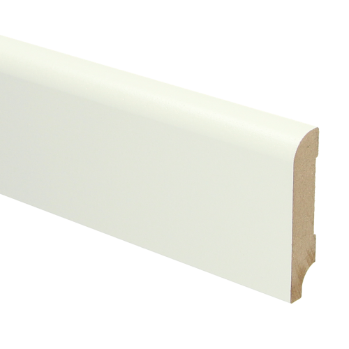 MDF Koloniale plint 76x18 wit voorgelakt RAL 9010 - Koloniale plint 70 2 - 16012