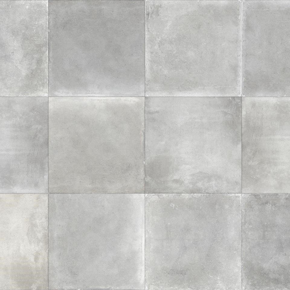 Robusto Ceramica 3.0 Ultra Contemporary Light Grey alle afmetingen - Light grey robusto ceramica sfeer - RC.3.0 Ultra Contemporary Light 60x60x3cm
