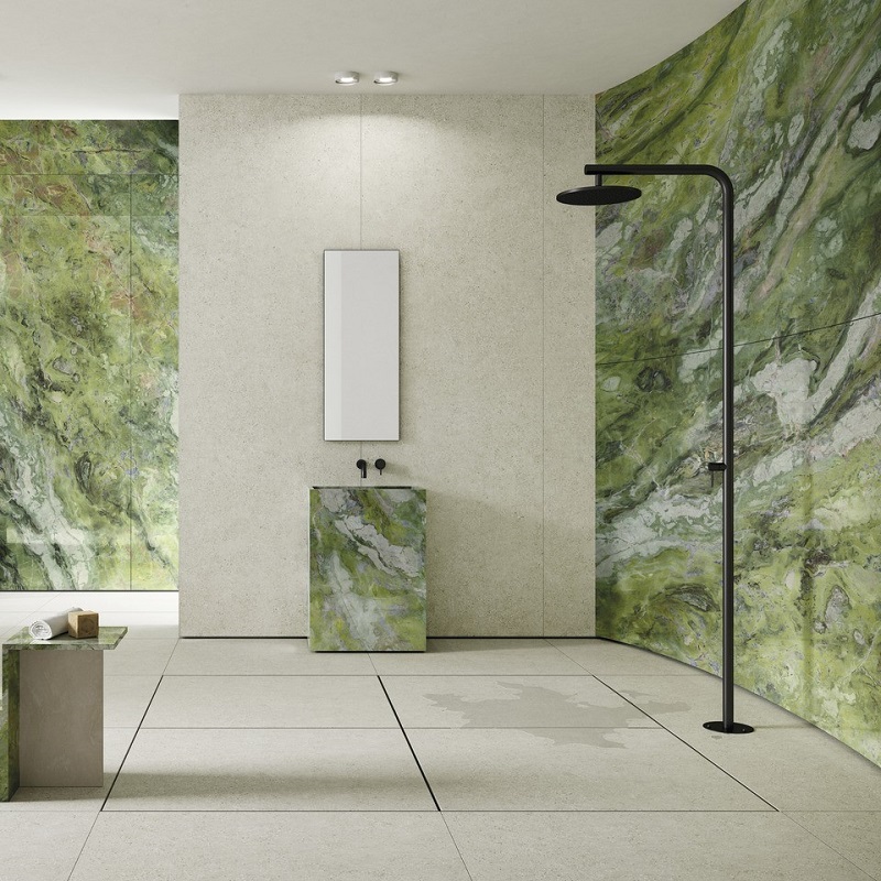 Ariostea Marmi Classici Brilliant Green Polished 60x120cm - Marble effect floors brilliant green 03 - Ariostea Brilliant Green Polished 60x120cm